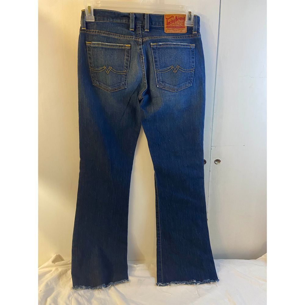 Lucky jeans USA 2/26 festival style‎ "sweet & low" frayed raw hems denim